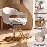 Modern Collective Jared Faux Leather Salon Chair
