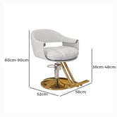 Modern Collective Jared Faux Leather Salon Chair
