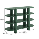 Modern Collective Irithel 4 Tier Shelving Unit