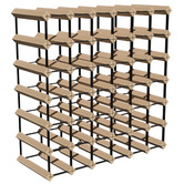 Grafton Home Goods Frizzante 42 Bottle Pine Wood Wine Rack