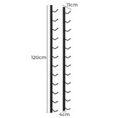 Grafton Home Goods Malphis 12 Bottle Wall Mounted Wine Rack