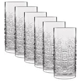 Luigi Bormioli Mixology Textures 480ml Highball Glasses