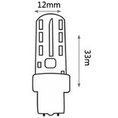 Greenskeeper Lighting 12V Silica Gel Body T5 Wedge Bulb