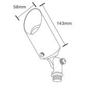 Greenskeeper Lighting Lylah Garden Spike Light with Aluminium MR16 Bulb