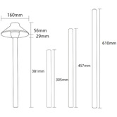Greenskeeper Lighting Cast Brass 3.5W Path Light