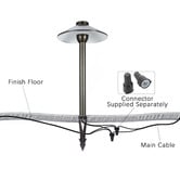 Greenskeeper Lighting Cast Brass Path Light