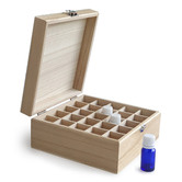 Buckley &amp; Phillips Aromatics 25 Compartment Wooden Oil Storage Box