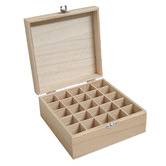 Buckley &amp; Phillips Aromatics 25 Compartment Wooden Oil Storage Box