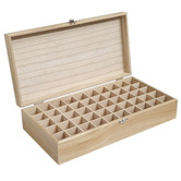 Buckley &amp; Phillips Aromatics 50 Compartment Wooden Oil Storage Box