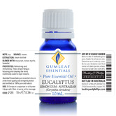 Gumleaf Essentials 10ml Eucalyptus Lemon Gum Essential Oil