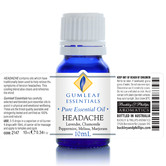 Gumleaf Essentials 10ml Headache Essential Oil Blend