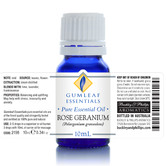 Gumleaf Essentials 10ml Rose Geranium Essential Oil