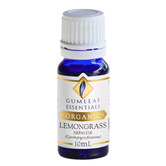 Gumleaf Essentials 10ml Organic Lemongrass Nepalese Essential Oil
