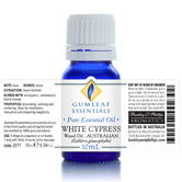 Gumleaf Essentials 10ml White Cypress Australian Essential Oil