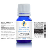 Gumleaf Essentials 10ml Lavender Bulgarian Essential Oil