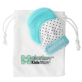 Malarkey Kids Malarkey Kids Aqua Blue Munch Mitt Teething Mitten