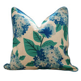 Artisan &amp; Co Hydrangeas Cotton Cushion Cover