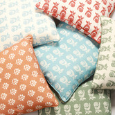 Artisan &amp; Co Carnation I Cotton Cushion Cover
