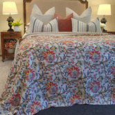 Artisan &amp; Co Spring Garden Cotton King Bedspread