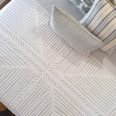 Artisan &amp; Co Heritage Lace Cotton Super King Coverlet