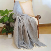 Artisan &amp; Co Parisian Elegance Cotton Throw