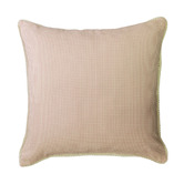 Artisan &amp; Co Pink Gingham Zayan Cotton Cushion Cover
