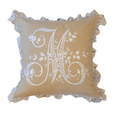 Artisan &amp; Co Beige Harshith Cotton Cushion Cover