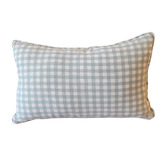 Artisan &amp; Co Check Ira Cotton Lumbar Cushion Cover