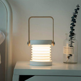 Everlit 19.4cm White &amp; Gold 4-in-1 Foldable Light