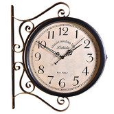 Everlit Antique Double Sided Wall Clock