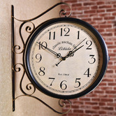 Everlit Antique Double Sided Wall Clock