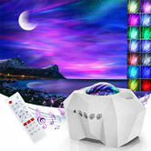 Everlit White Aurora Galaxy Star Light Projector