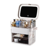 Everlit Cosmetic Organiser with LED Mirror