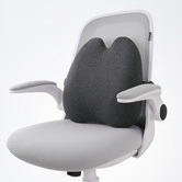 Everlit Grey Lumbar Back Support Cushion