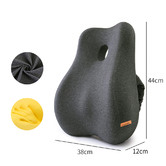 Everlit Dark Grey Lumbar Back Support Cushion