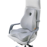Everlit 2 Piece Light Grey Back &amp; Seat Cushion Set