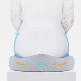 Everlit 2 Piece Light Grey Back &amp; Seat Cushion Set
