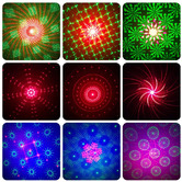 Everlit 3 Lens RGB Laser Projector Party Light