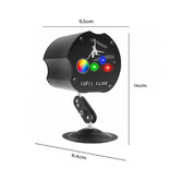 Everlit 3 Lens RGB Laser Projector Party Light
