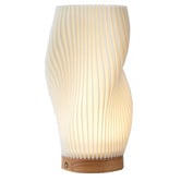 Everlit Wave Timber Abstract LED Cordless Table Lamp
