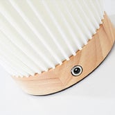 Everlit Wave Timber Abstract LED Cordless Table Lamp