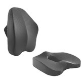 Everlit 2 Piece Seat &amp; Lumbar Support Back Cushion Set