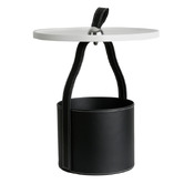 Everlit Cody Bridle Leather Side Table