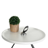 Everlit Cody Bridle Leather Side Table