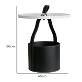 Everlit Cody Bridle Leather Side Table