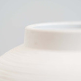 Everlit White Filan Ceramic Vase