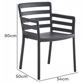 Everlit Malley Outdoor Dining Chairs