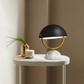 Everlit 36cm Hatt Tilt Metal Table Lamp