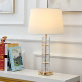 Everlit 65cm Crystal Clear Table Lamp