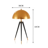 Everlit 65cm Golden Tripod Table Lamp